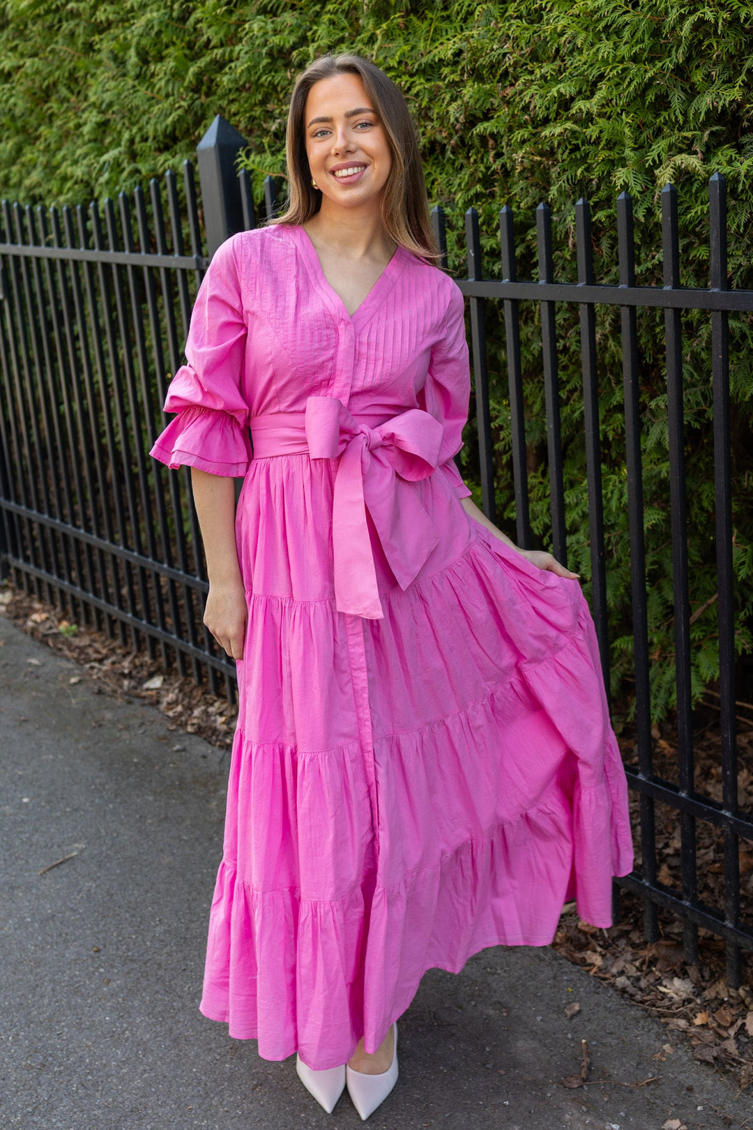 Coco Cotton Dress Pink | Kjoler | Smuk