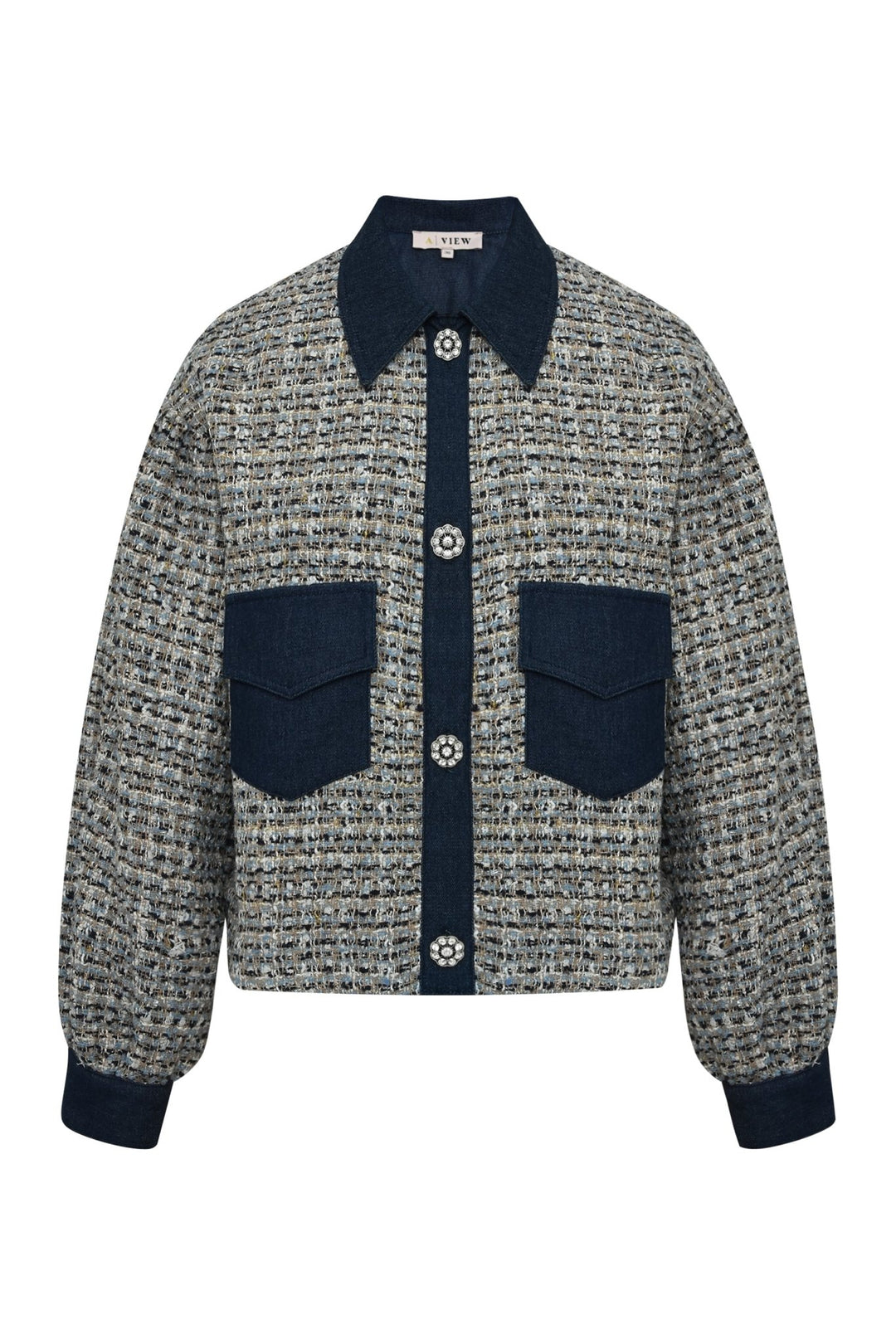Coco Jacket White/Blue | Yttertøy | Smuk - Dameklær på nett