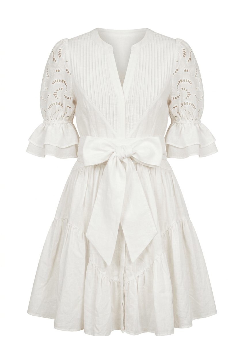 Coco Short Dress Offwhite | Kjoler | Smuk