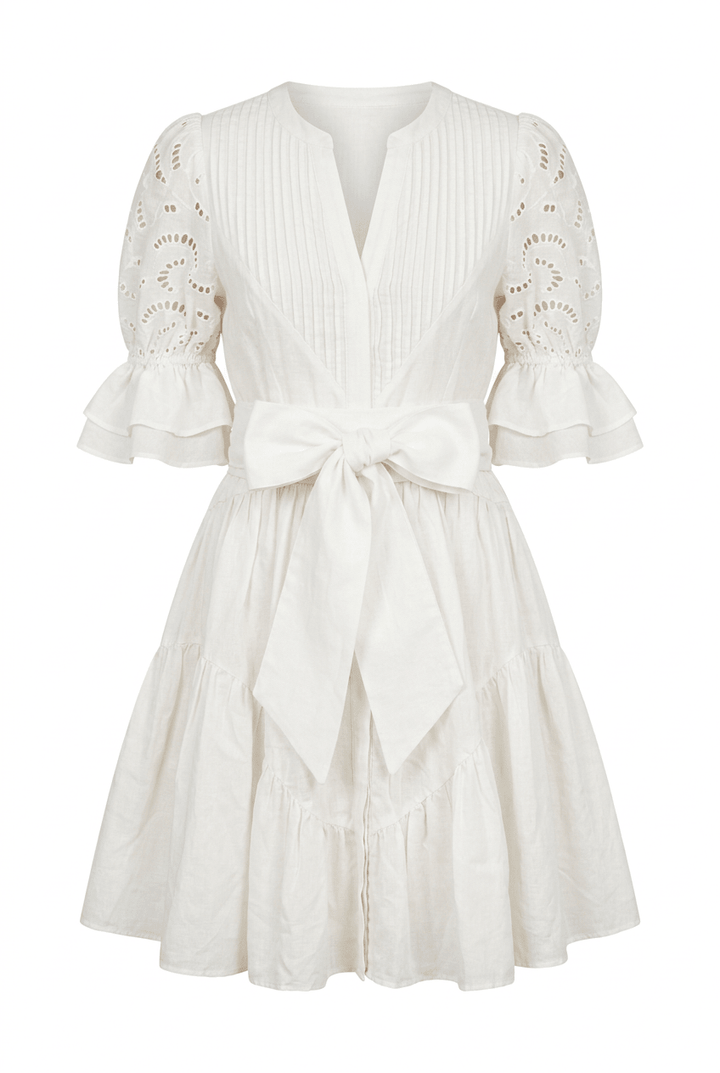 Coco Short Dress Offwhite | Kjoler | Smuk