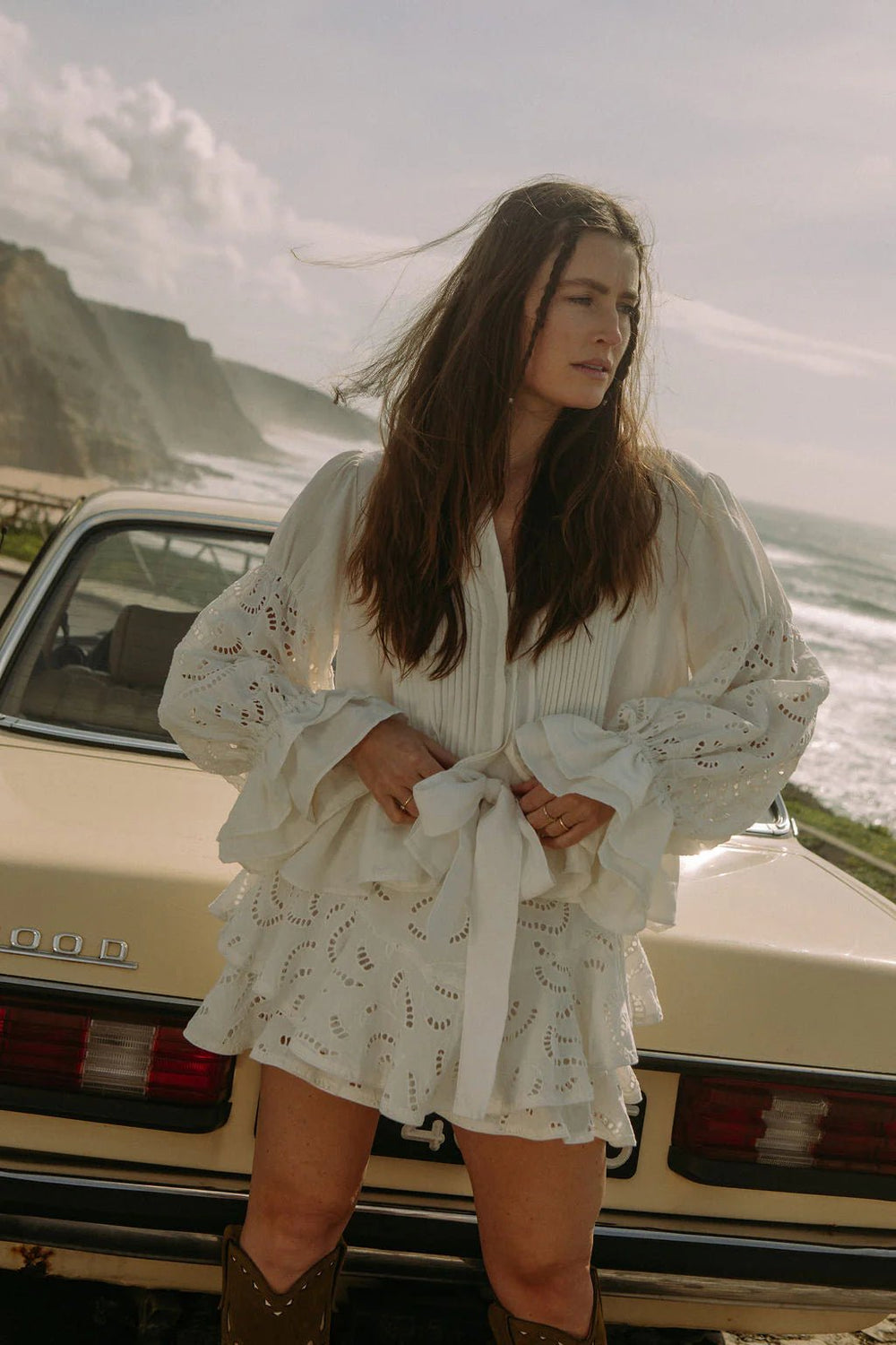 Coco Skirt Shorts Offwhite | Shorts | Smuk - Dameklær på nett