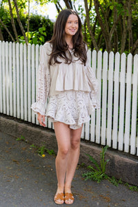 Coco Skirt Shorts Pearl