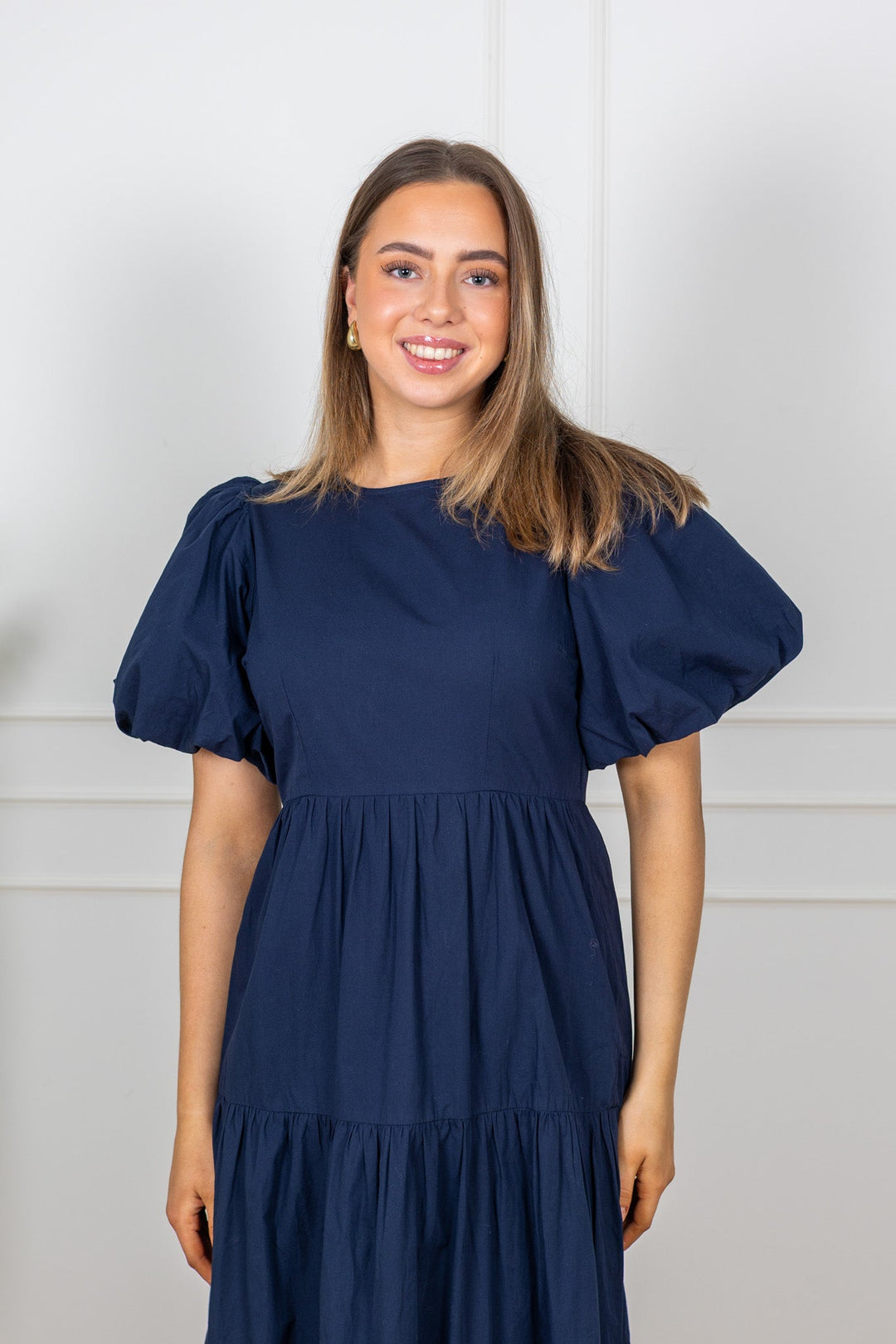 Colea Ss Ankle Dress Navy Blazer | Kjoler | Smuk