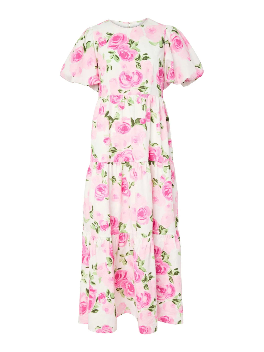 Colea Ss Ankle Dress Star White Pink Emula | Kjoler | Smuk