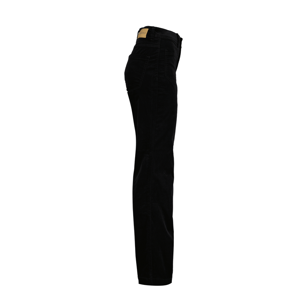 Colette Frontpatchpockets Velvet Black | Bukser | Smuk - Dameklær på nett