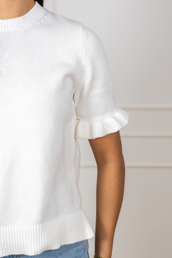 Colette Pullover White | Genser | Smuk