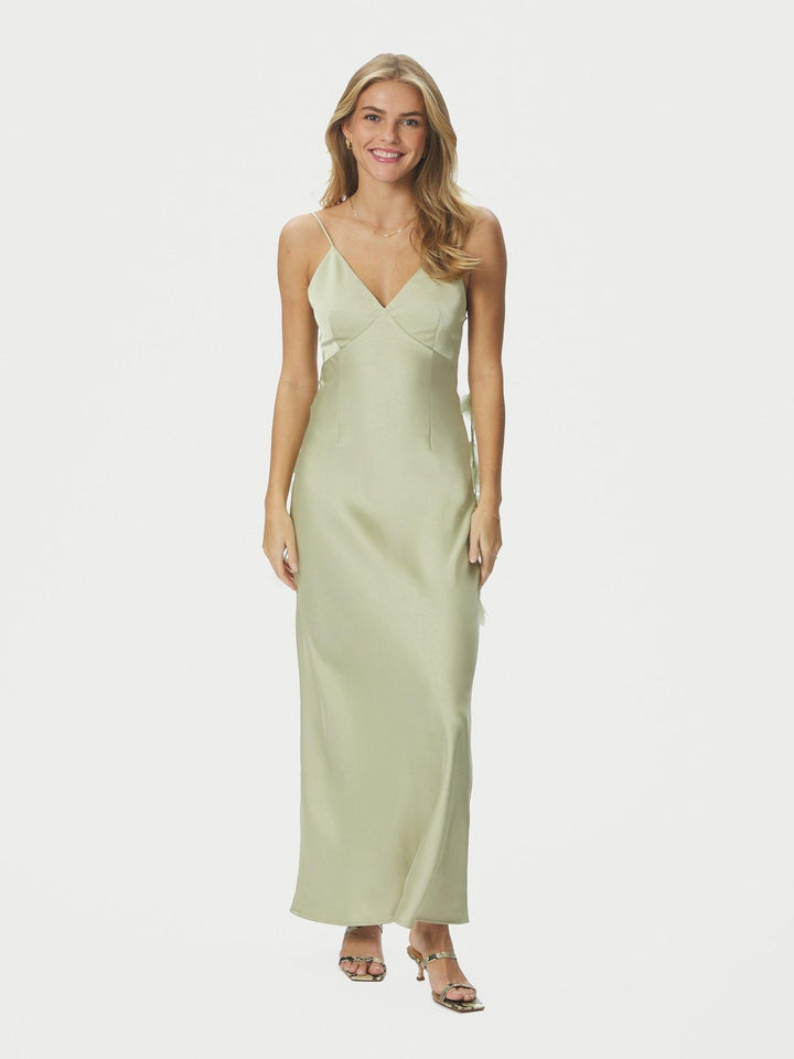 Colly Heavy Sateen Dress Mint Green | Kjoler | Smuk