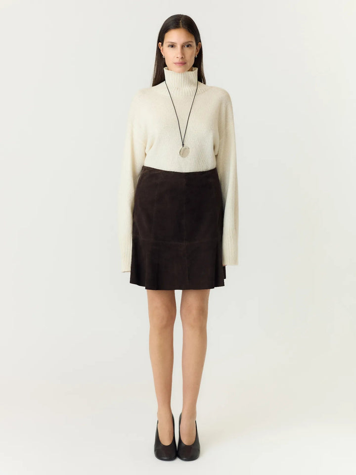 Colly Hw Suede Skirt Coffee Bean | Skjørt | Smuk