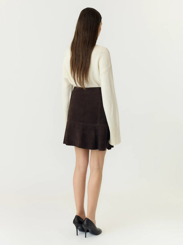 Colly Hw Suede Skirt Coffee Bean | Skjørt | Smuk