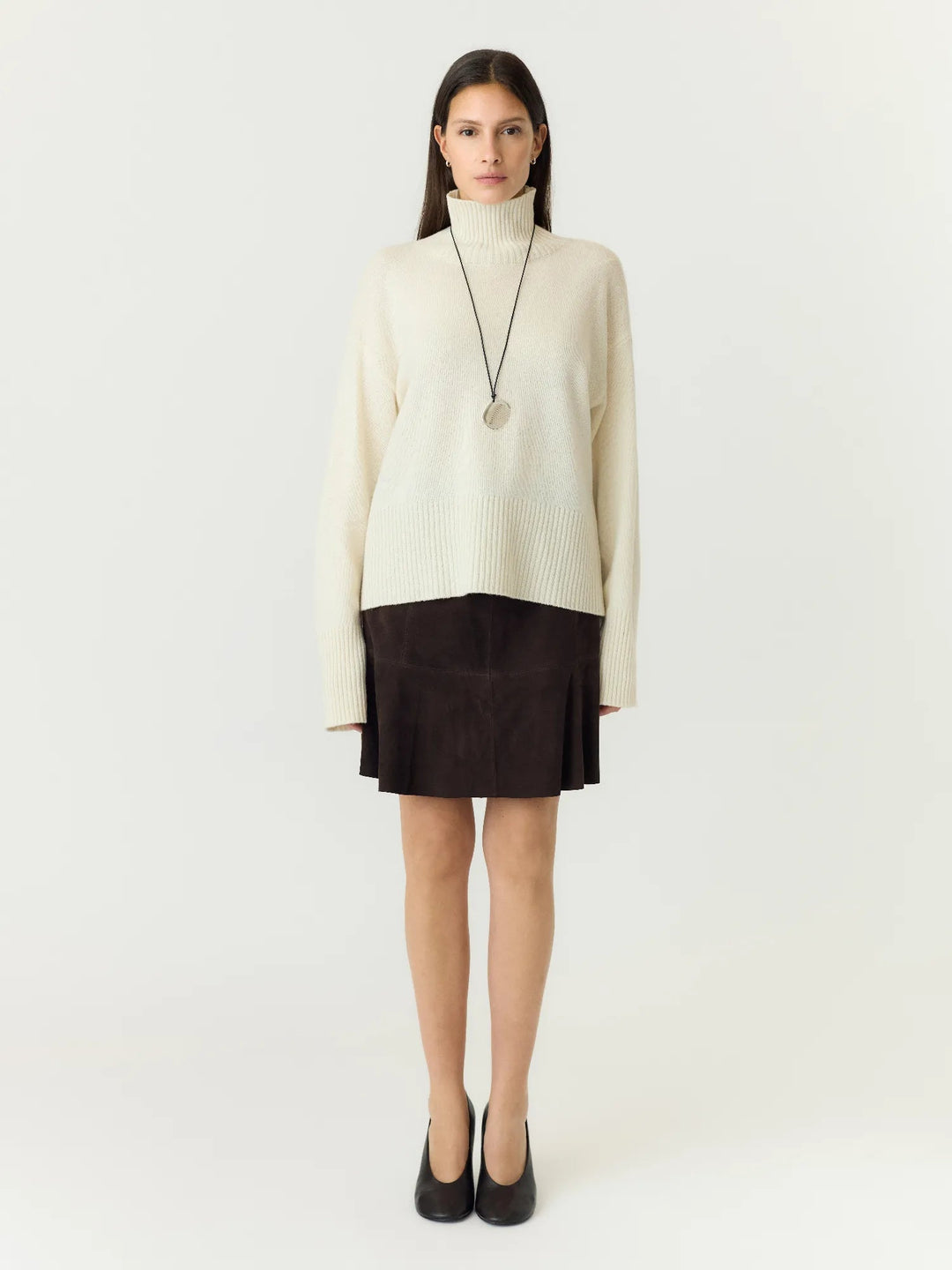 Colly Hw Suede Skirt Coffee Bean | Skjørt | Smuk