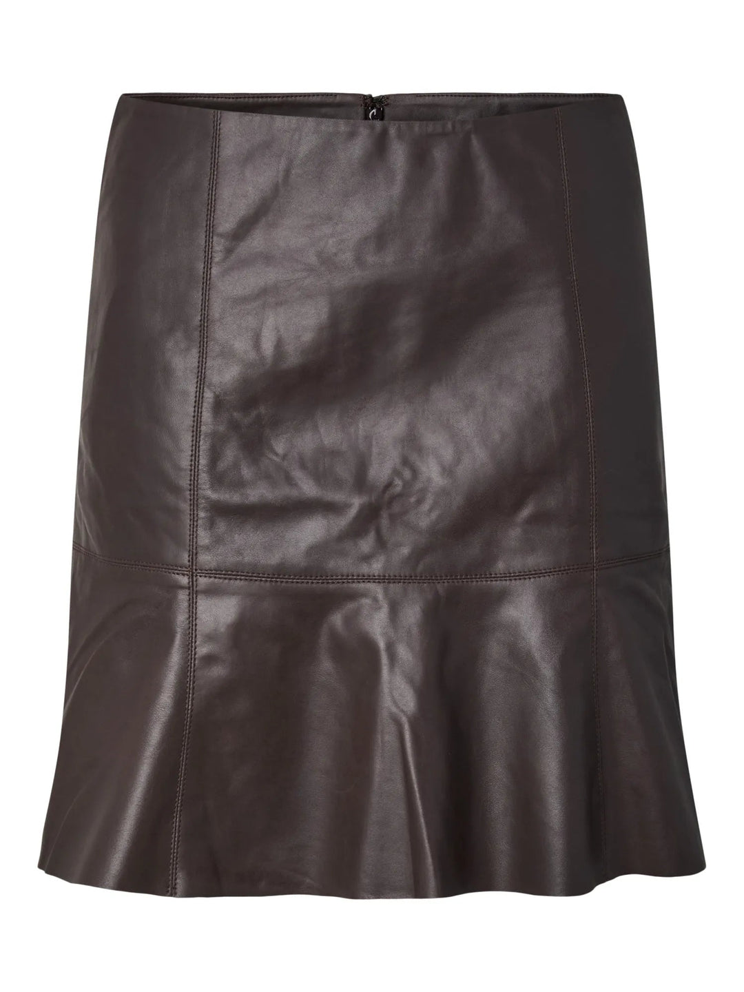 Colly Mw Naplon Leather Skirt Chocolate Brown | Skjørt | Smuk