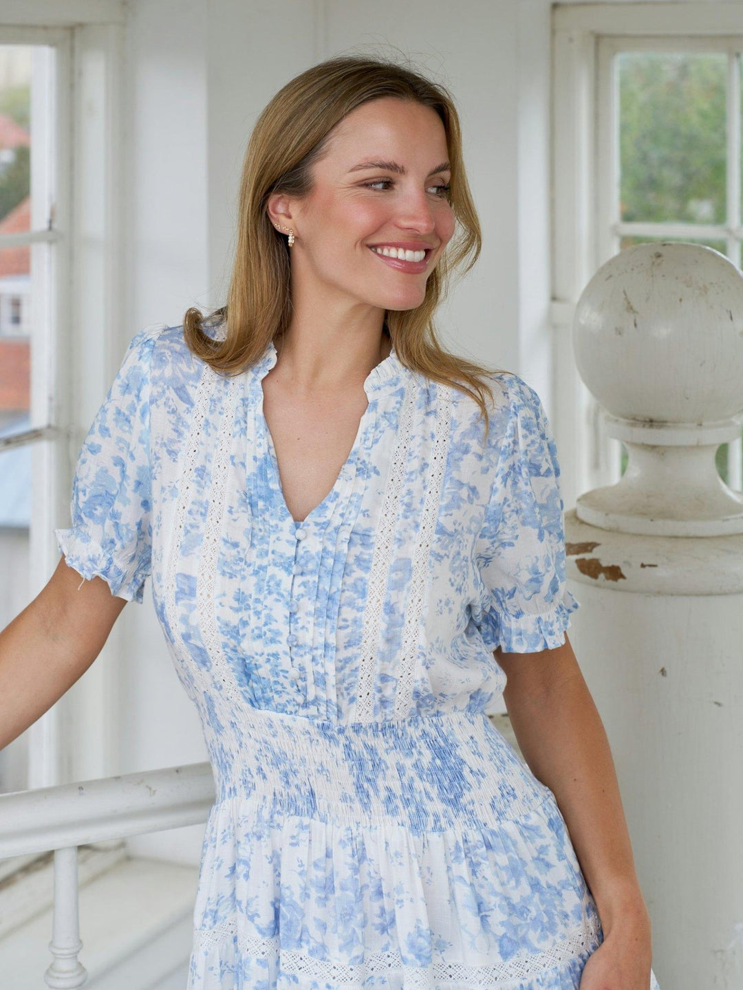 Constance Porcelain Dress Light Blue | Kjoler | Smuk
