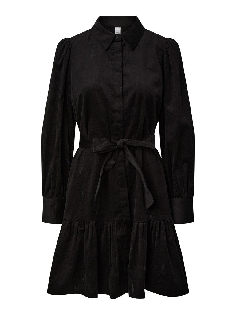 Cora Ls Shirt Dress Black | Kjoler | Smuk