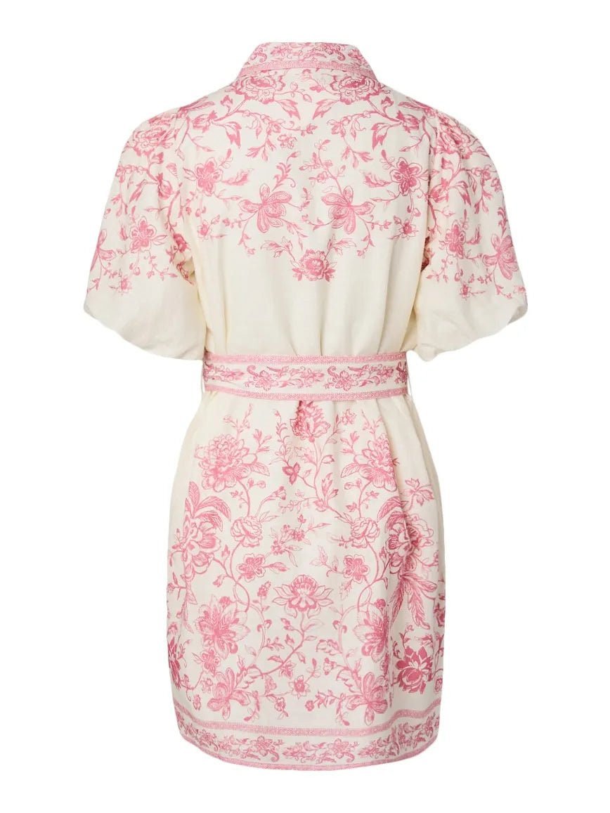 Coralina 2/4 Shirt Dress Pristine Coralina Print | Kjoler | Smuk