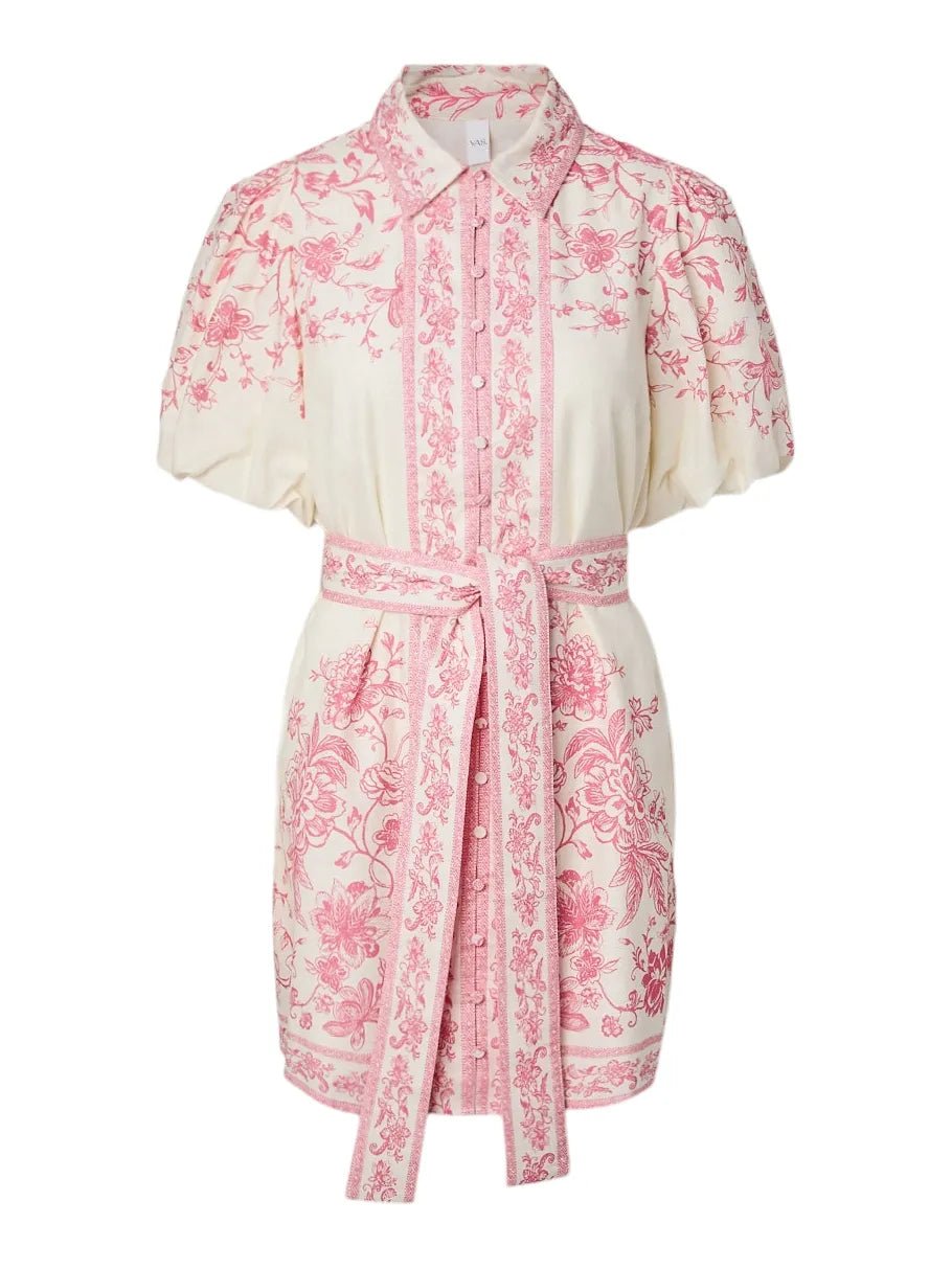 Coralina 2/4 Shirt Dress Pristine Coralina Print | Kjoler | Smuk