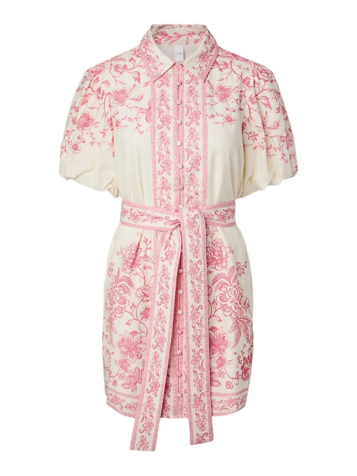 Coralina 2/4 Shirt Dress Pristine Coralina Print | Kjoler | Smuk
