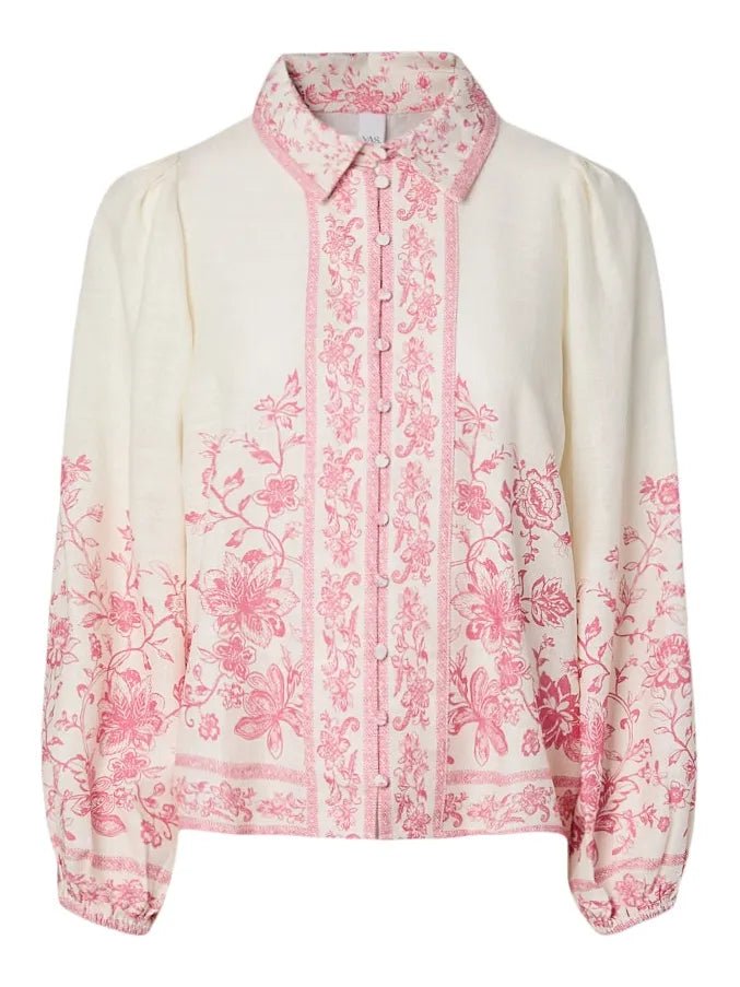 Coralina Ls Shirt Pristine Coralina Print | Skjorter og bluser | Smuk