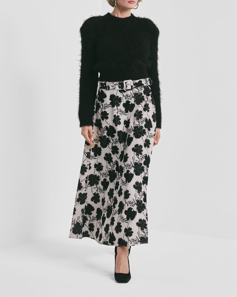 Cord Maxi Skirt Vintage Peony | Skjørt | Smuk - Dameklær på nett