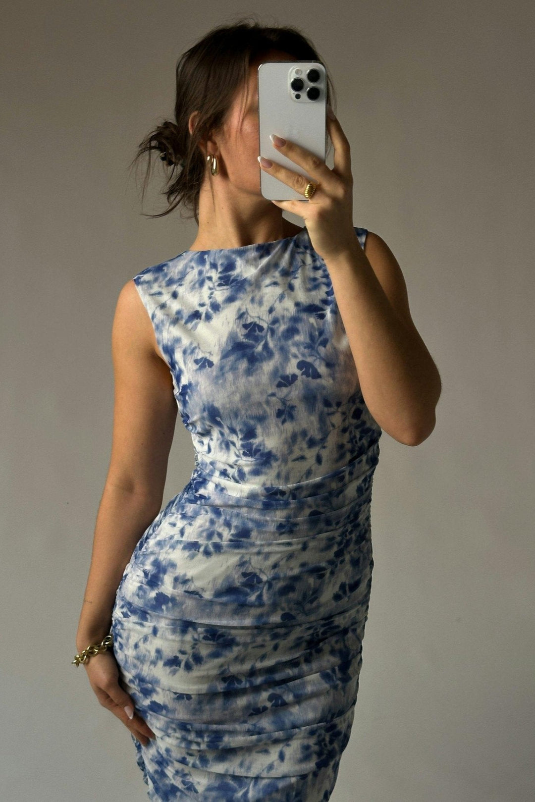 Corilina Long Mesh Dress Light Blue | Kjoler | Smuk - Dameklær på nett