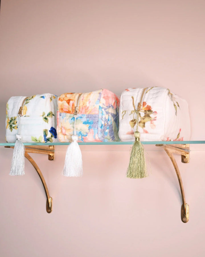 Cosmetic Bag Linen Botanical | Accessories | Smuk - Dameklær på nett