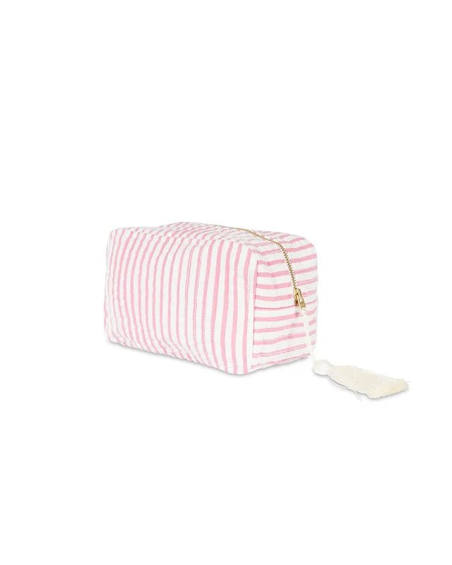 Cosmetic Bag Pink Stripe | Accessories | Smuk