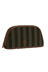 Cosmetic Pouch Large Green Stripe | Accessories | Smuk