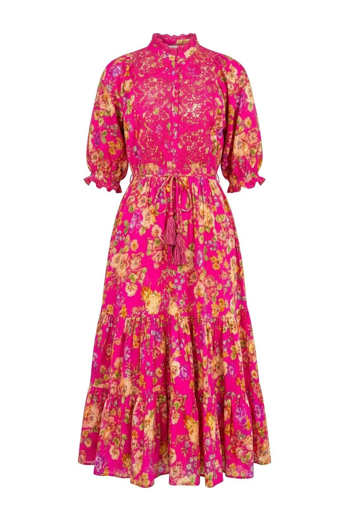 Cotten Slub Midi Dress Rosalie | Kjoler | Smuk