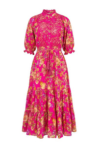 Cotten Slub Midi Dress Rosalie