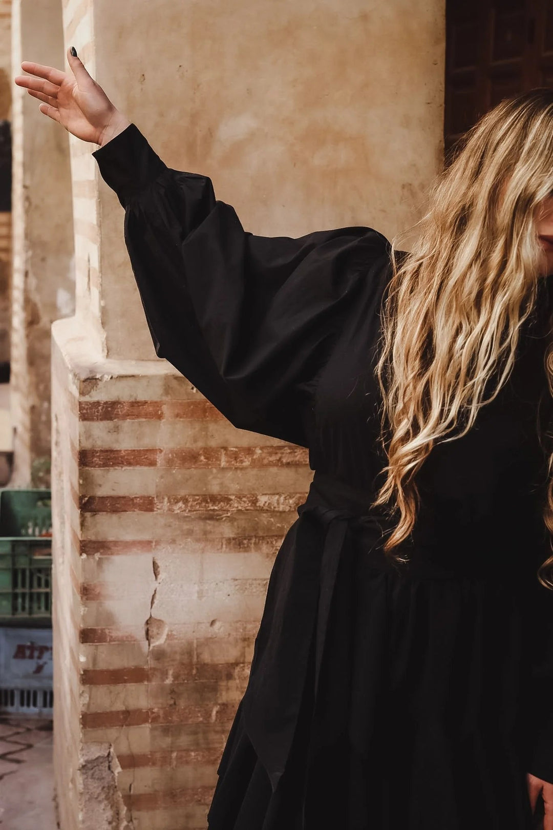 Cotton Ranch Dress Black | Kjoler | Smuk