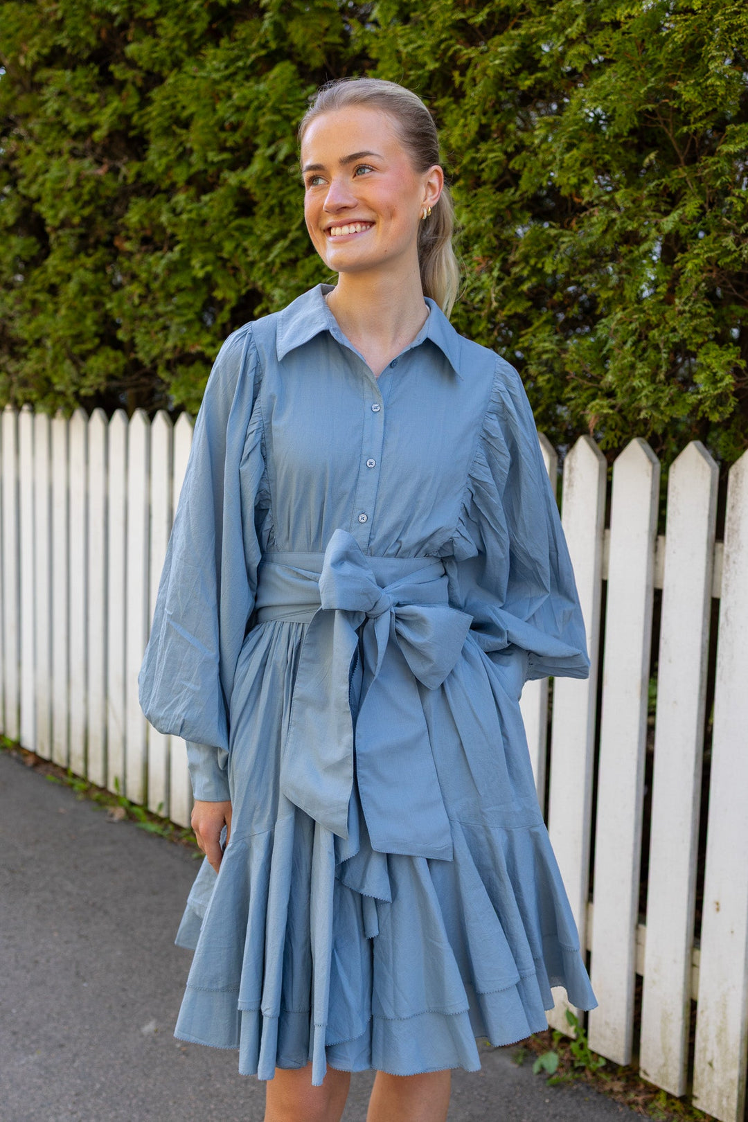 Cotton Ranch Dress Breezy Blue | Kjoler | Smuk