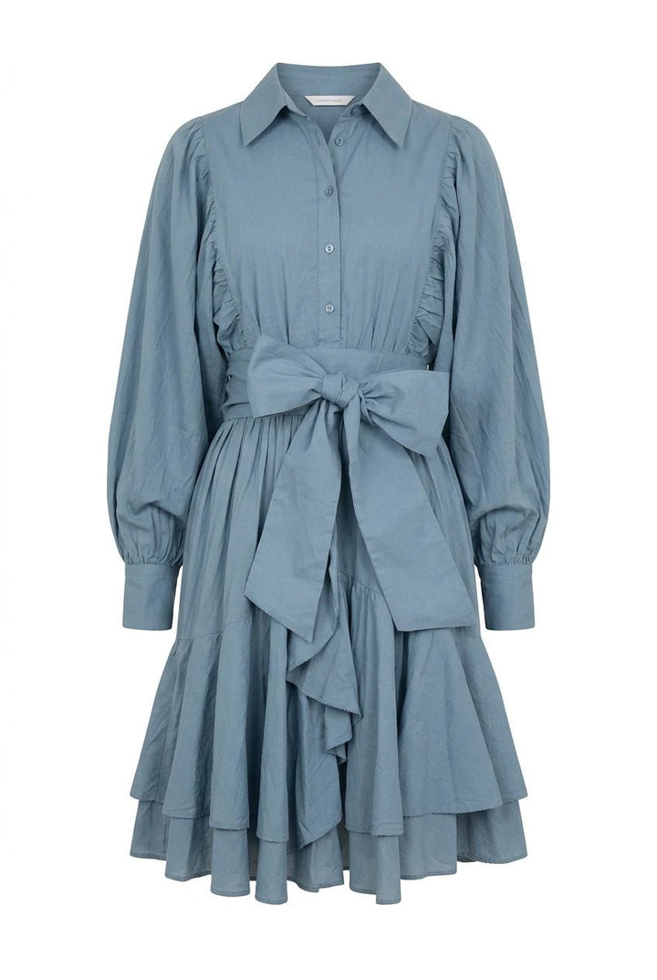 Cotton Ranch Dress Breezy Blue | Kjoler | Smuk