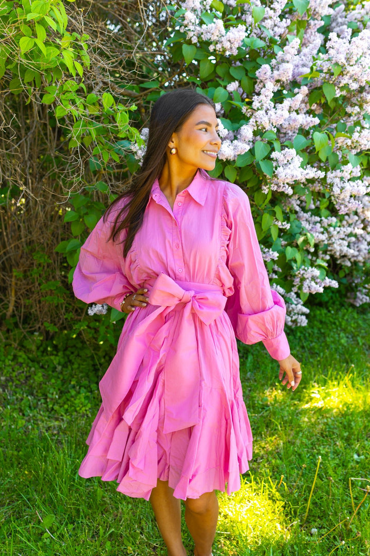 Cotton Ranch Dress Pink | Kjoler | Smuk