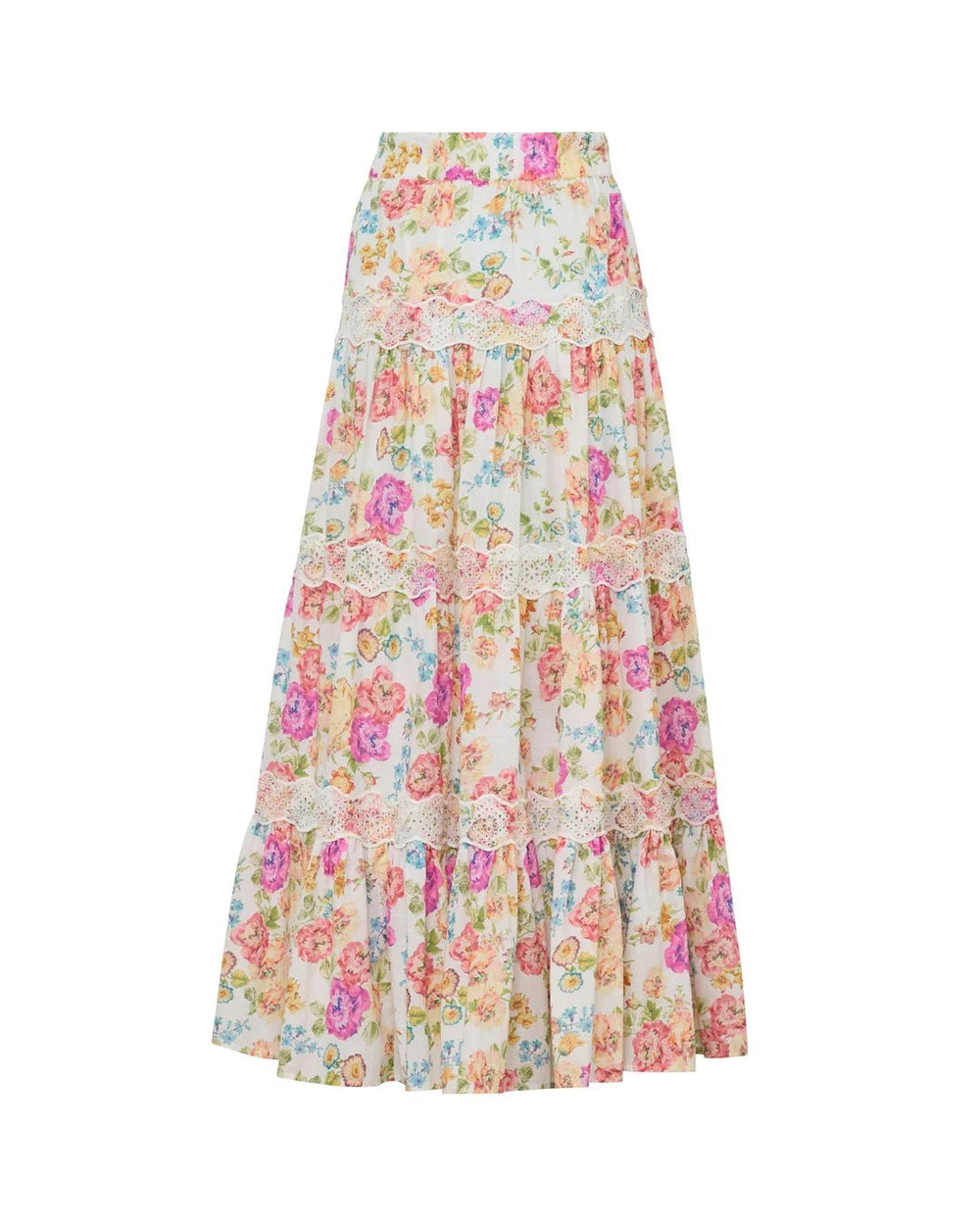 Cotton Slub Maxi Skirt Flora | Skjørt | Smuk