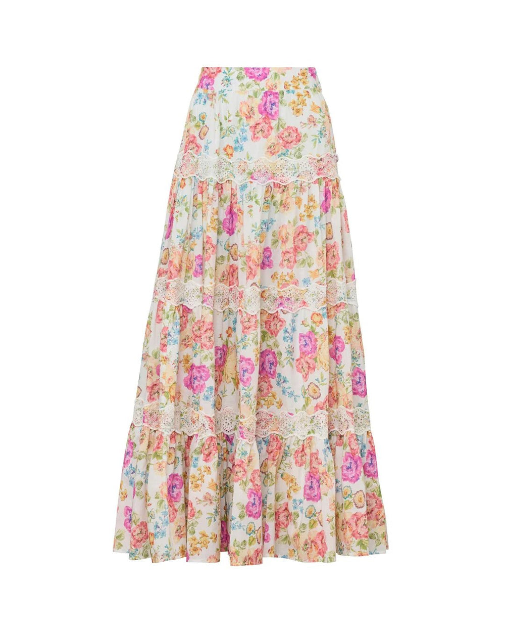 Cotton Slub Maxi Skirt Flora | Skjørt | Smuk