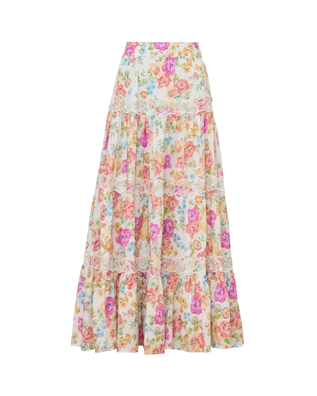 Cotton Slub Maxi Skirt Flora | Skjørt | Smuk