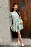 Cotton Slub Mini Dress Anemone Fields