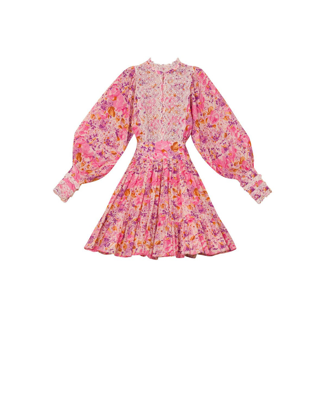 Cotton Slub Mini Dress Hydrangea | Kjoler | Smuk - Dameklær på nett