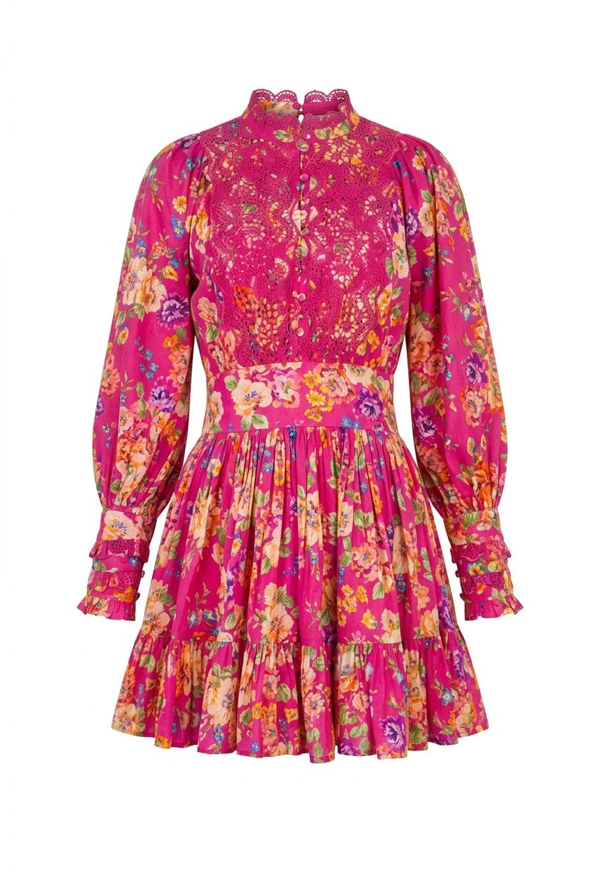 Cotton Slub Mini Dress Rosalie | Kjoler | Smuk