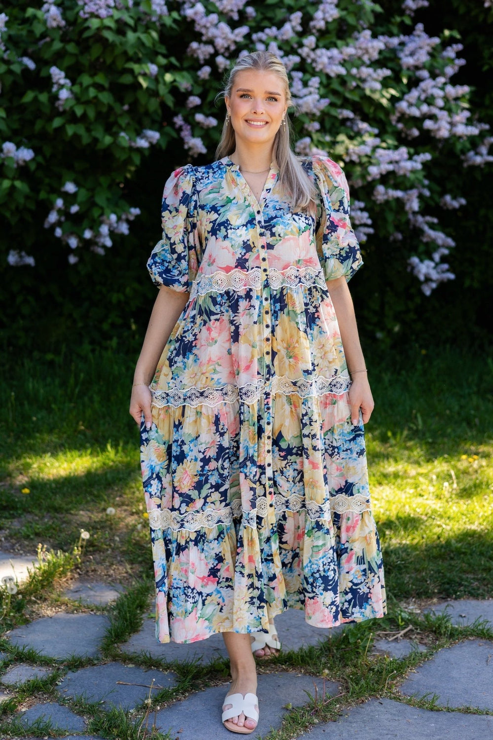 Cotton Slub Relaxed Dress Botanic | Kjoler | Smuk - Dameklær på nett