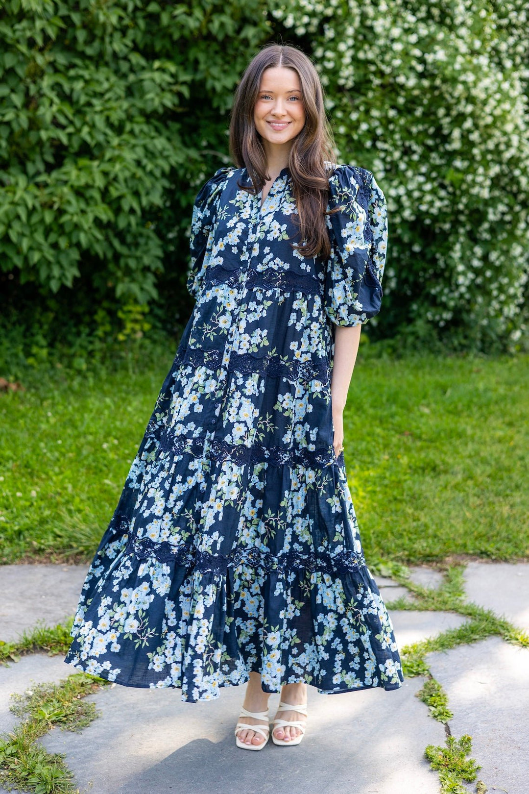 Cotton Slub Relaxed Dress Cherry Blossom | Kjoler | Smuk - Dameklær på nett