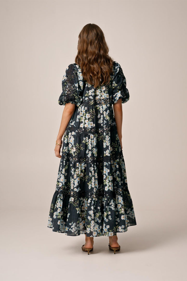 Cotton Slub Relaxed Dress Cherry Blossom | Kjoler | Smuk - Dameklær på nett