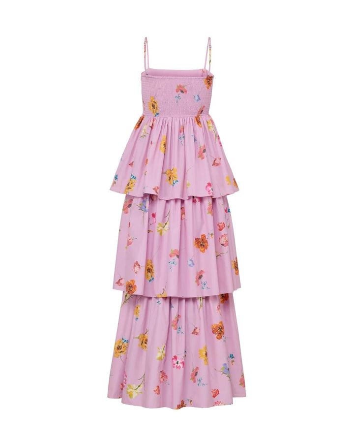 Cotton Taffeta Bandeau Dress Pink Bloom | Kjoler | Smuk