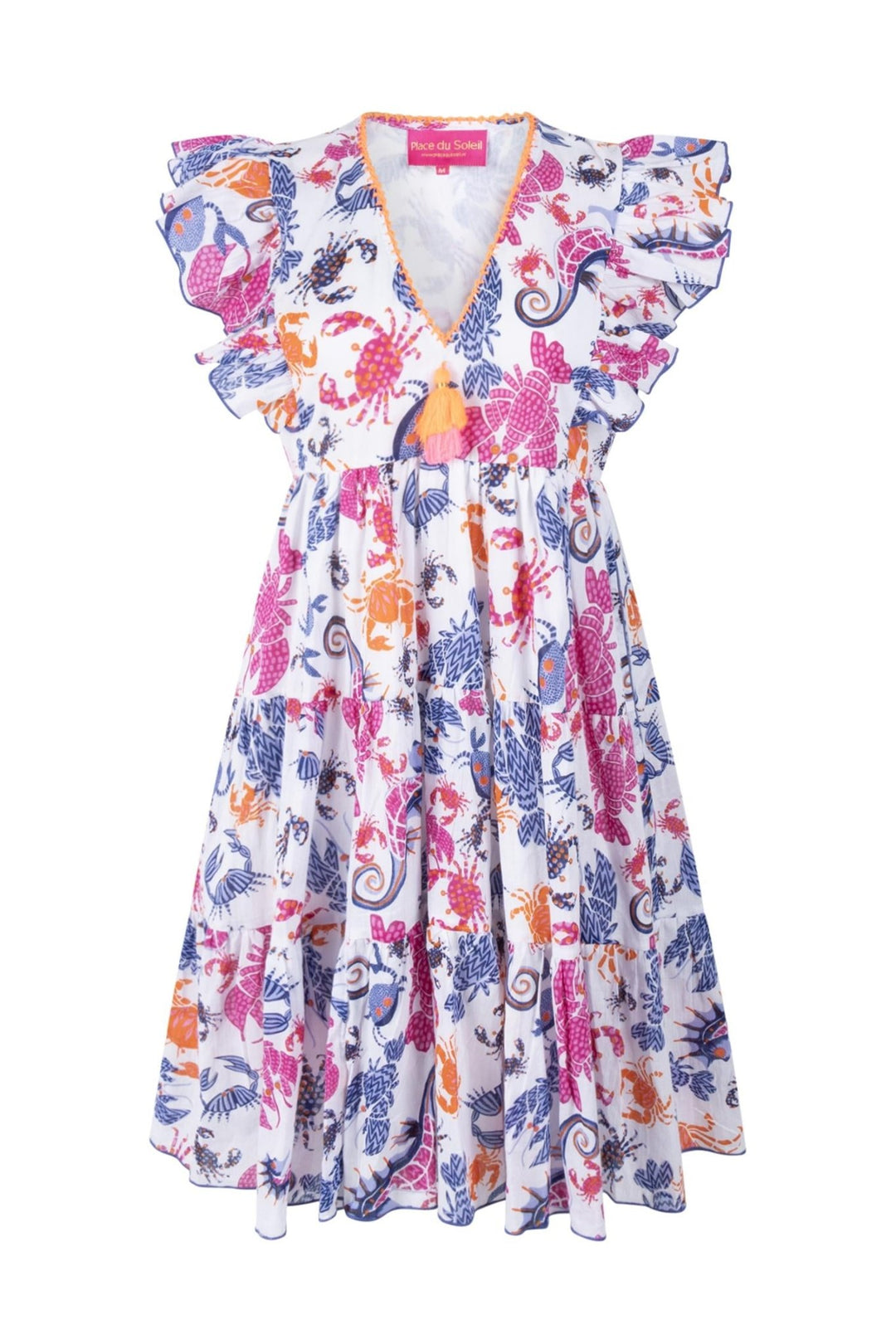 Crab Dress White | Kjoler | Smuk