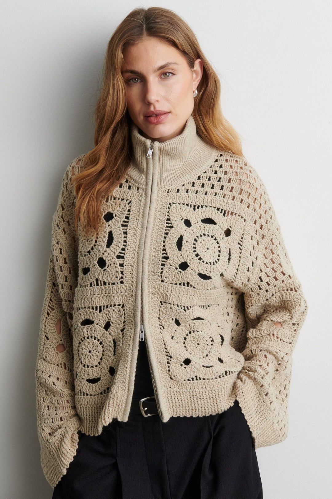 Crosette Knit Cardigan Camel | Genser | Smuk