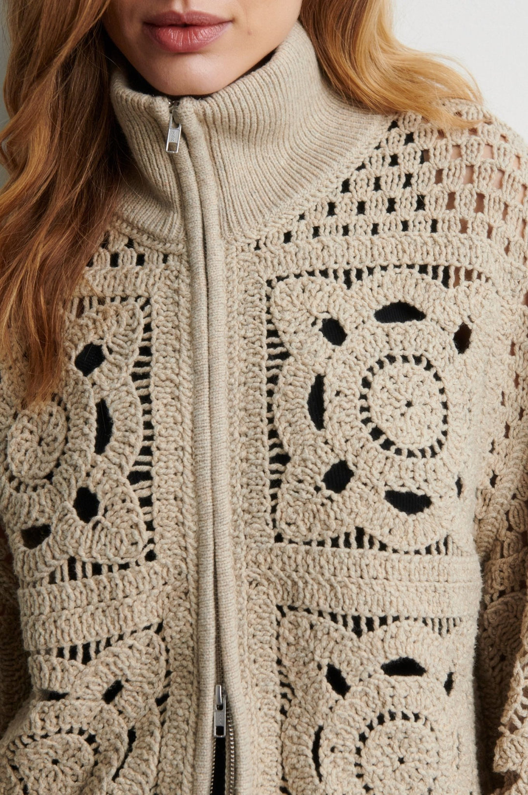 Crosette Knit Cardigan Camel | Genser | Smuk