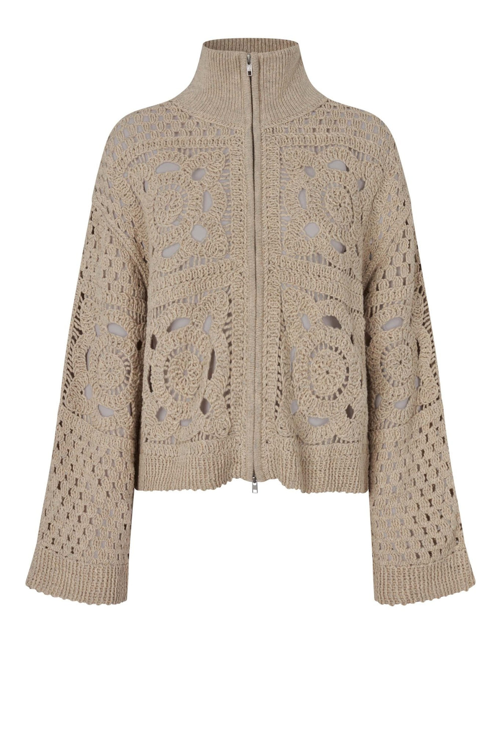 Crosette Knit Cardigan Camel | Genser | Smuk