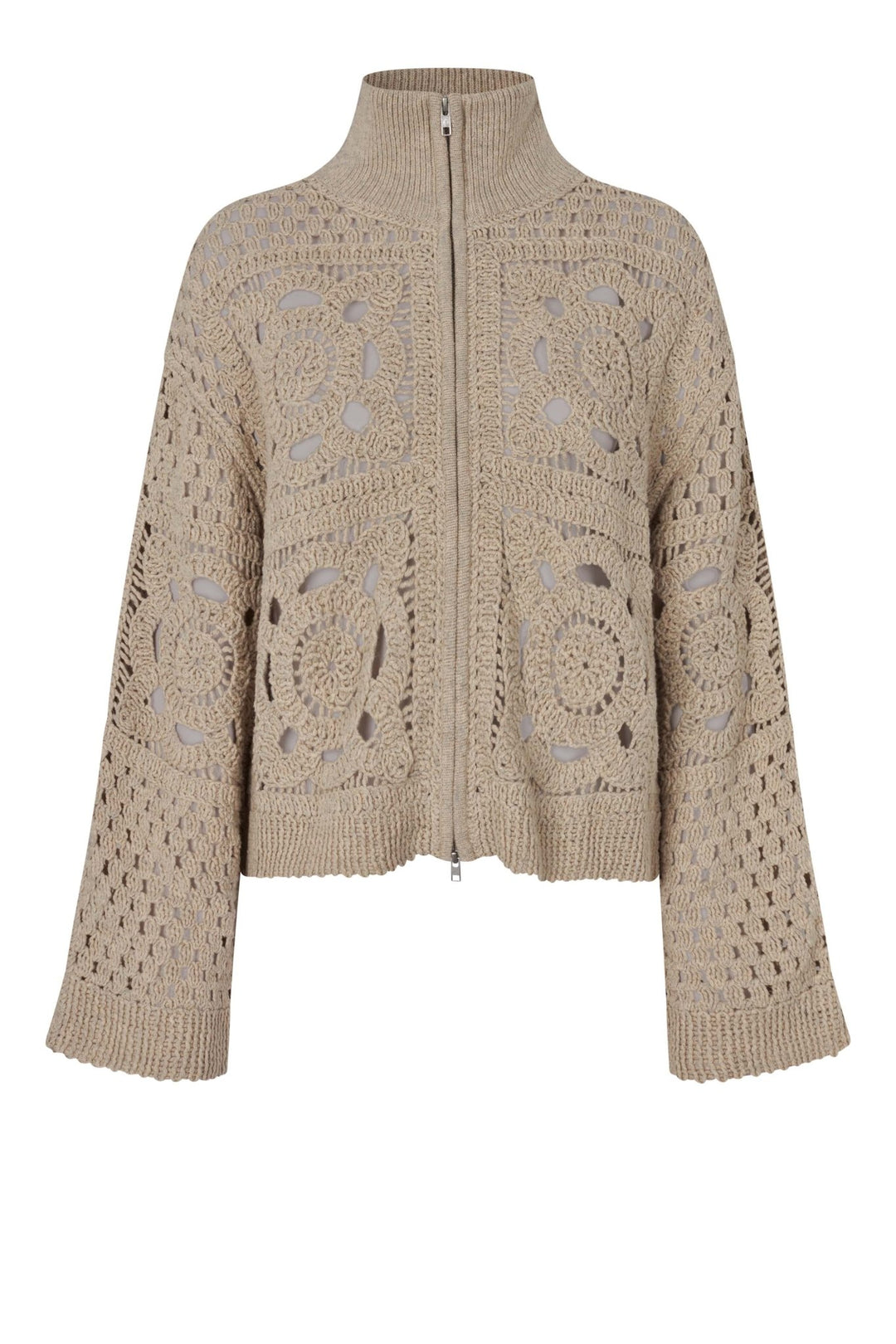 Crosette Knit Cardigan Camel | Genser | Smuk