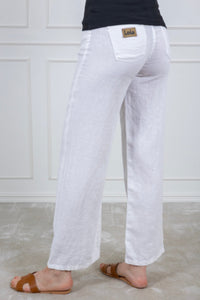 Culotte Linen Pants White