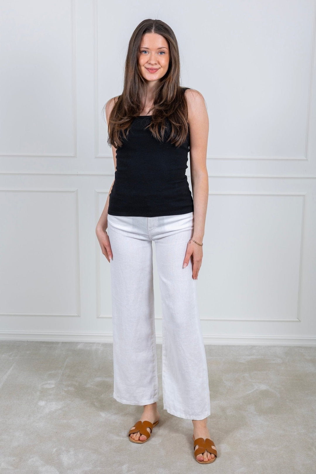 Culotte Jeans White | Bukser | Smuk