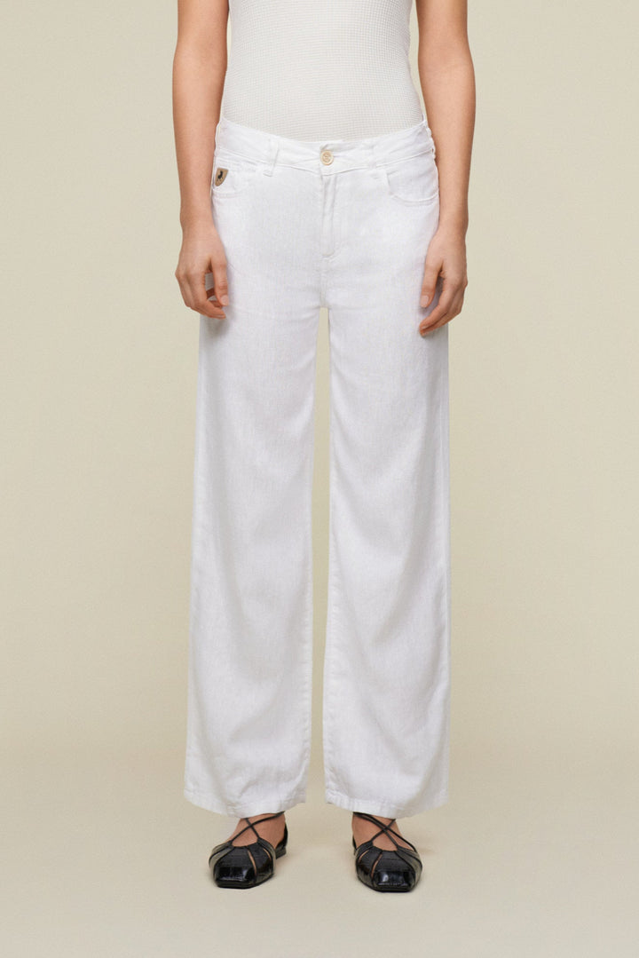 Culotte Jeans White